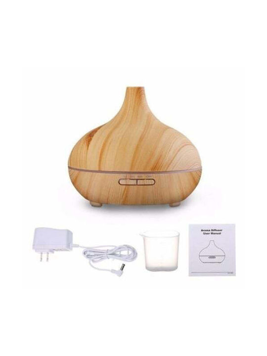 Lumini LED Dispozitiv de aromaterapie Ultrasonic cu temporizator Bej 300ml DS9GQGBBM