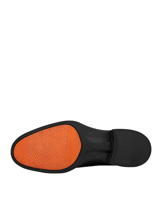 Leder Herren Mokassins in Schwarz Farbe