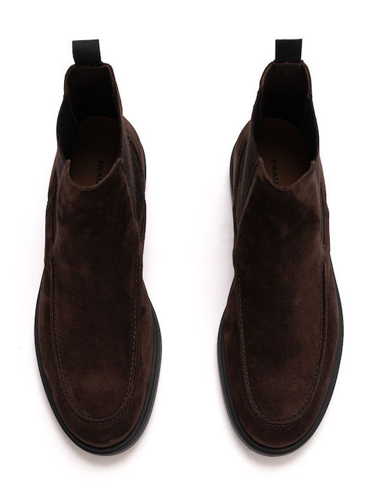 Suede Brown Chelsea Boots