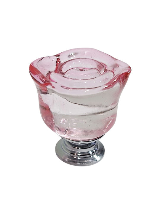 ACM Knob Furniture made of Zamak & Crystal & Metallic Chrome-glossy 11956-000-ORO1 1pcs
