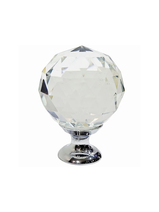 ACM Knob Furniture made of Metallic & Zamak & Crystal Chrome Glossy 12021-000-ORO1 1pcs