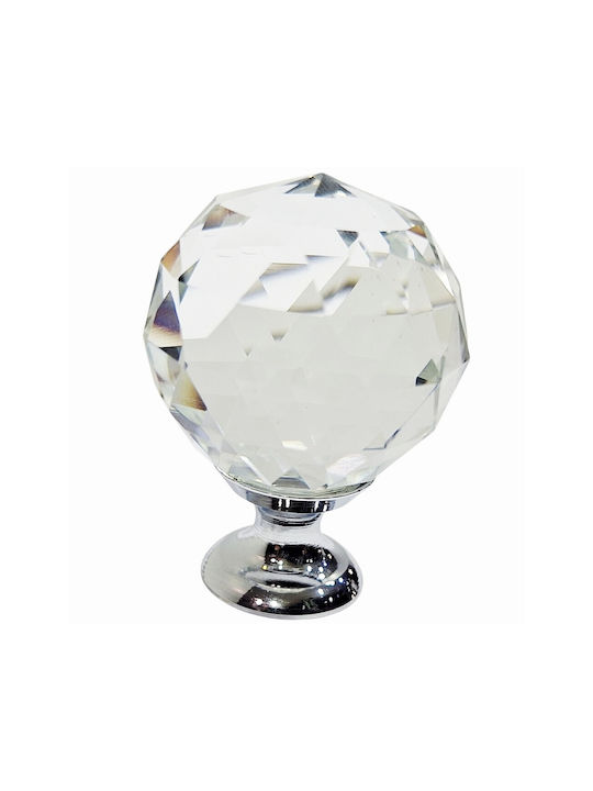 ACM Knob Furniture made of Metallic & Zamak & Crystal Chrome Glossy 12021-000-ORO1 1pcs