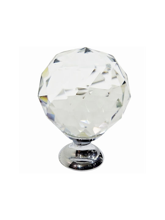 ACM Knob Furniture made of Metallic & Zamak & Crystal Chrome Glossy 12021-000-ORO1 1pcs
