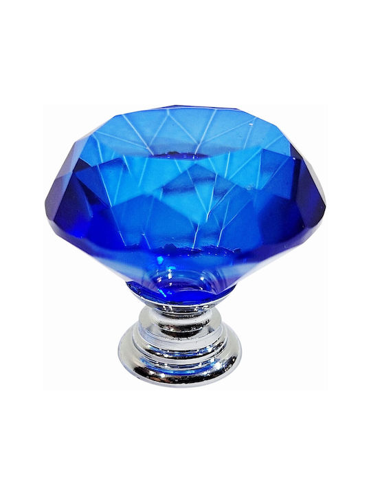 ACM Knob Furniture made of Metallic & Zamak & Crystal Chrome Glossy 31mm (Center Distance 31mm) 12003-000-ORO1 1pcs