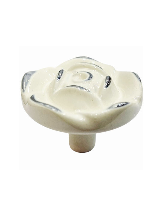 ACM Knob Furniture made of Zamak & Metallic White-nickel 12019-000-12B1 1pcs