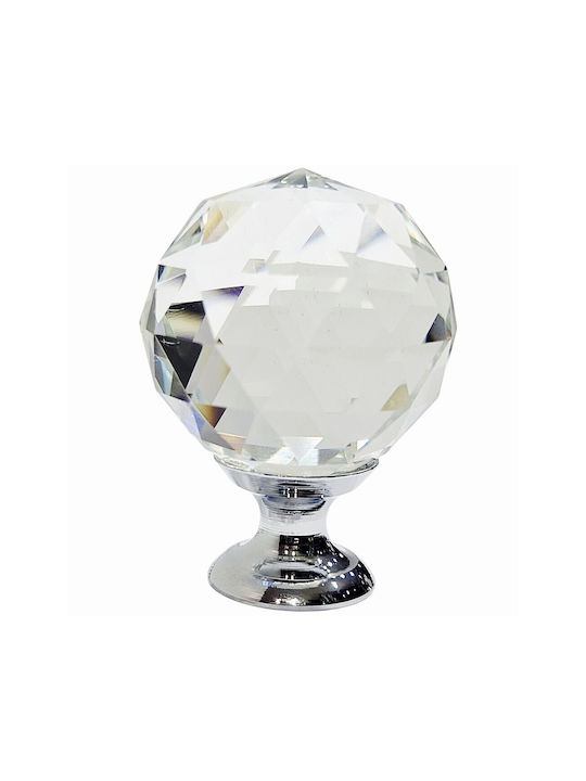 ACM Knob Furniture made of Metallic & Zamak & Crystal Chrome Glossy 12021-000-ORO1 1pcs