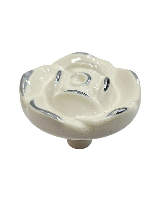 ACM Knob Furniture made of Zamak & Metallic White-nickel 12019-000-12B1 1pcs
