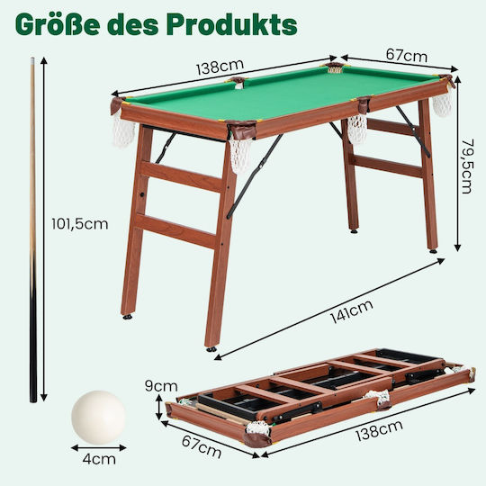 Costway Amerikanisch L138xB67xH79.5cm