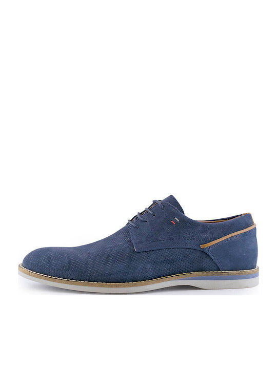 2801 Men's Leather Casual Shoes Blue