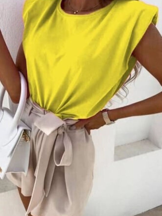 Woman's Fashion Blouse Yellow