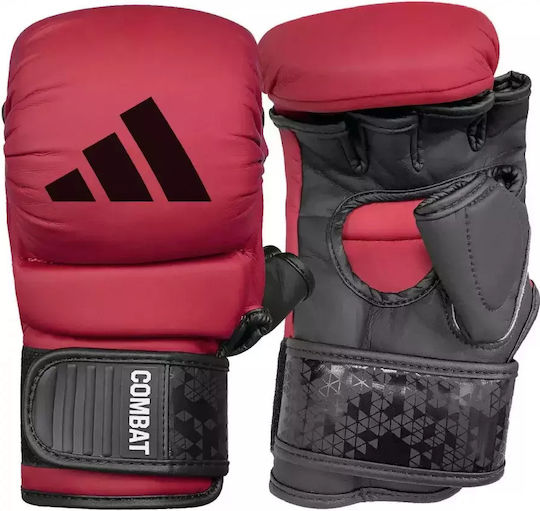 Grappling MMA Gloves Adidas Combat 50 Red Black