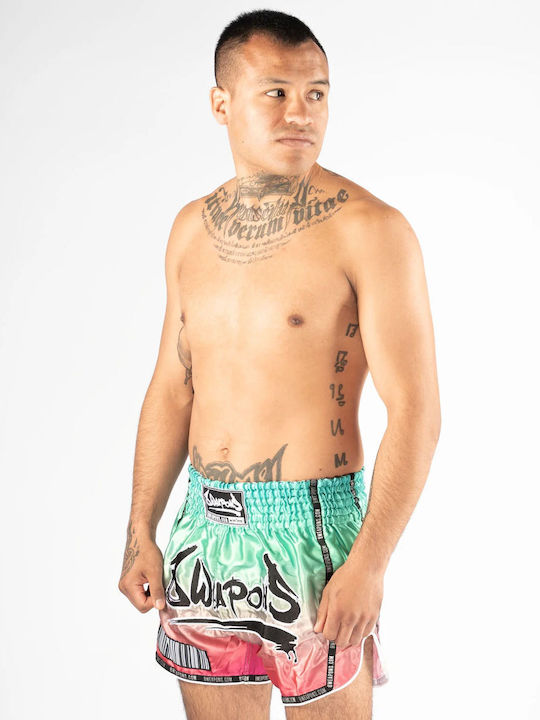 Σορτσάκι Muay Thai 8 Weapons Vivo Mesosphere Green