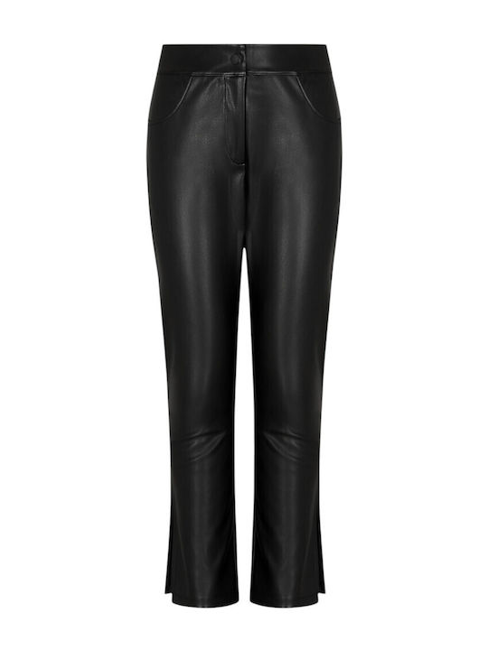 Damen Stoff Hose Schwarz