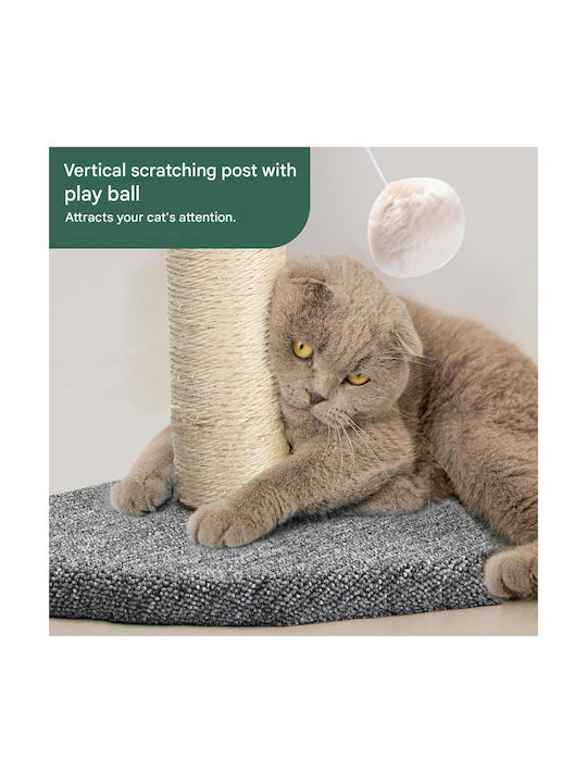 Post Cats Fluffy Ball Toy Pfotenolymp Ονυχοδρόμιο Μπεζ 34x26εκ.