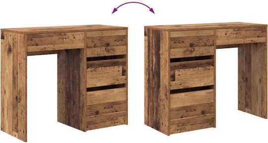 Computer Büro Holz Old Wood 90x37.5x75cm