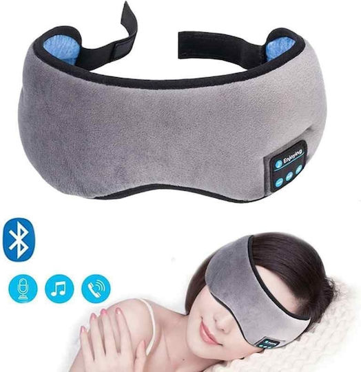 Маска за сън с вградени Bluetooth слушалки Сив