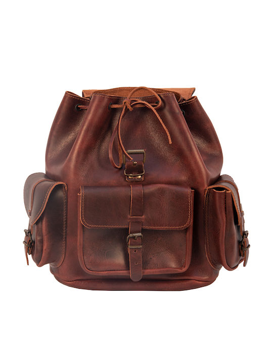 Kouros Backpack Καφέ Kouros Backpack Καφέ