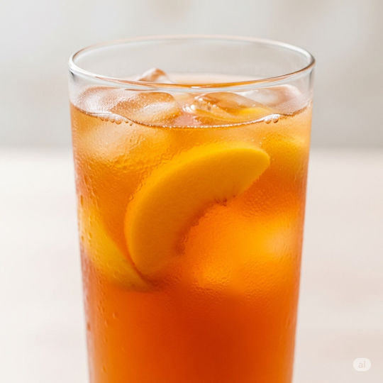 Galvanina Ice Tea Peach Concentrated with Carbonation, Organic 355ml