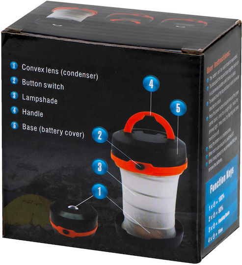 Lampa Lampa Batterien für Camping mit Taschenlampe Rote