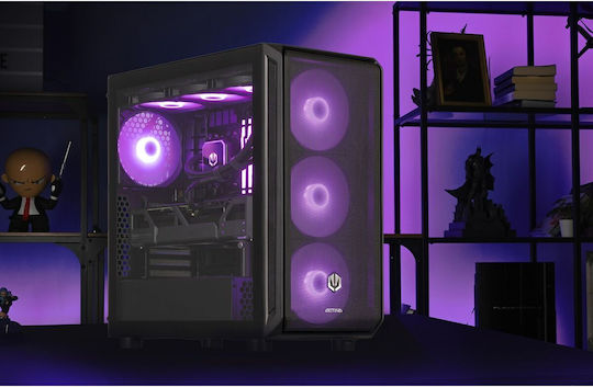 Actina KOMACNGIP0266 Гейминг Настолен компютър (i7-14700KF/32GB DDR5/2TB SSD/GeForce RTX 5070 Ti/Без операционна система)