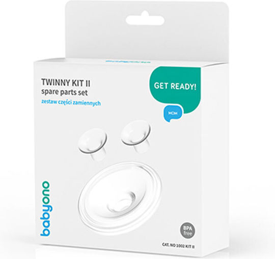 Babyono Spare Parts Silicone Funnels Breastfeeding Attachment 1002 Kit Ii