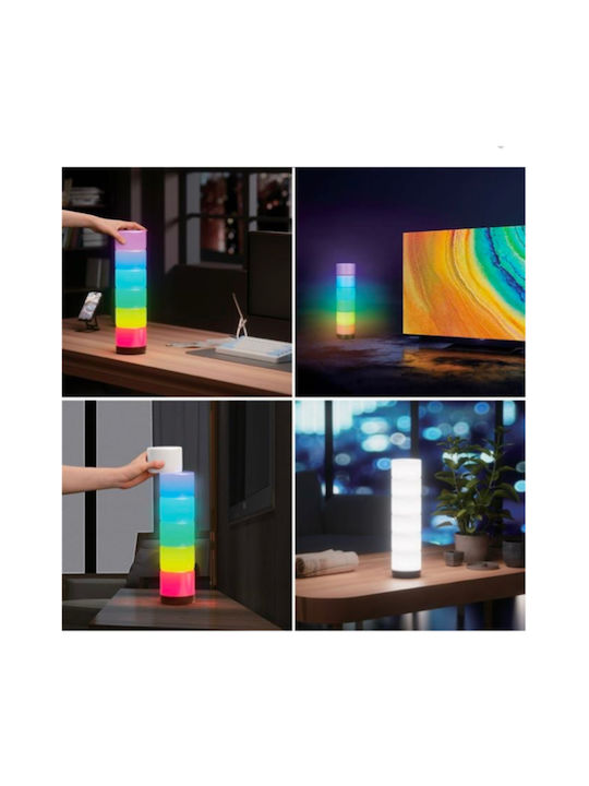 Διακοσμητικό Φωτιστικό LED RGB 6τμχ 10x6.4εκ.