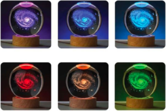 Διακοσμητικό Φωτιστικό Crystal Ball 3εκ.