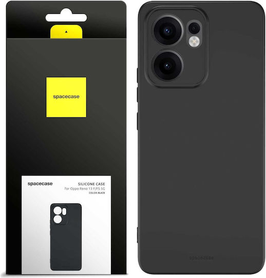 Spacecase Silicone Back Cover Σιλικόνης Μαύρο (Oppo Reno13 F / FS)