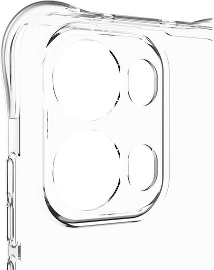 Spacecase Anti-shock Back Cover Silicone 1mm with Strap Transparent (Oppo Reno13 Pro)