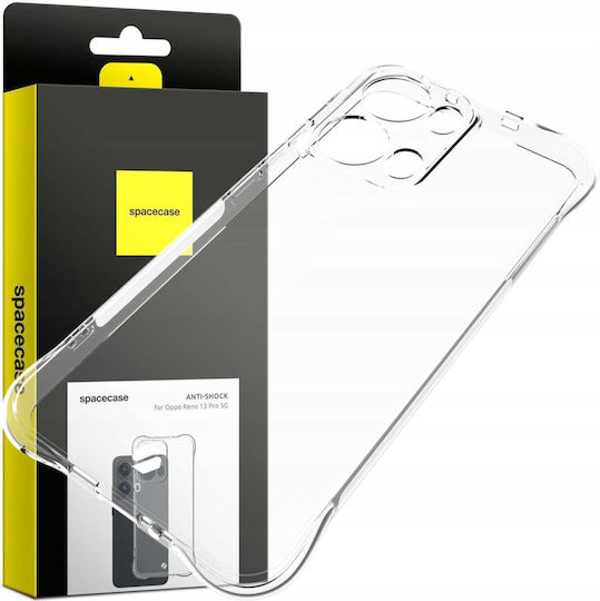 Spacecase Anti-shock Back Cover Silicone 1mm with Strap Transparent (Oppo Reno13 Pro)
