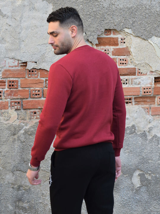 Sweatshirt Burgundisch