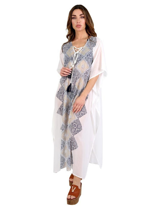 Aquablue Women's Maxi Dress Beachwear White