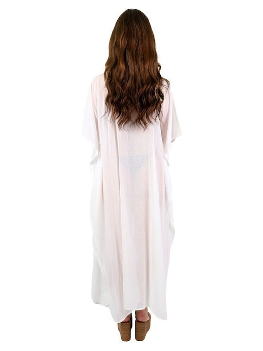 Aquablue Women's Maxi Dress Beachwear White