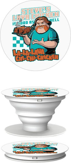 Steves Lava Chicken Phone Holders Stand Λευκό Βάση Στήριξης Κινητού Στο Χέρι