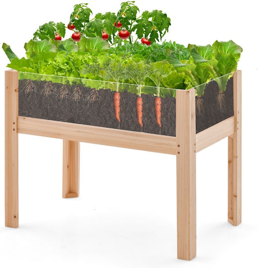 Costway Planter Box Lemn Transparent