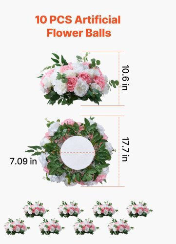Vevor Διακοσμητικό Γάμου 10τμχ 26.924cm 3700gr