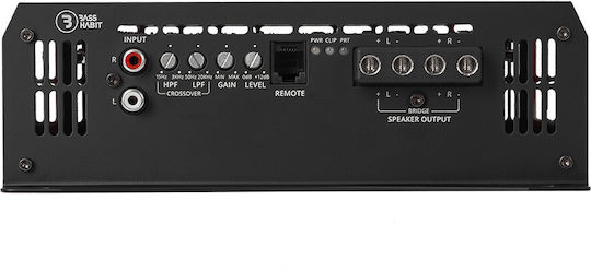 Bass Habit Ενισχυτής Αυτοκινήτου 2 Καναλιών (Κλάση D)