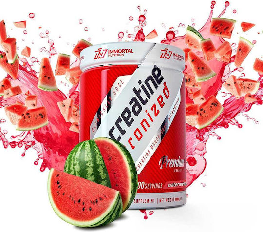 Immortal Nutrition Epic Creatine Μικρονισμένη Μονοϋδρική Κρεατίνη 5000mg με Γεύση Καρπούζι 1000gr