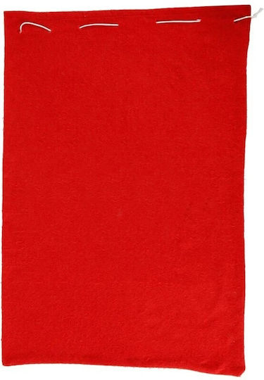 Santa Claus Sack Drawstring Closure 40x60 Cm Rote