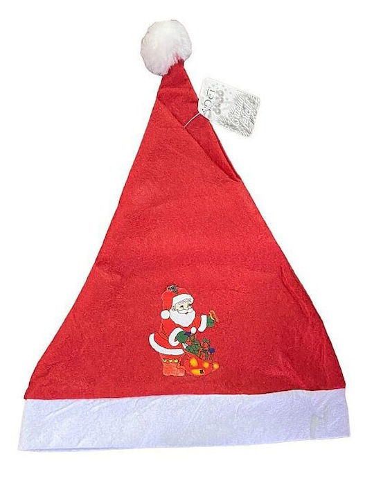 Weihnachts-Kappen des Weihnachtsmanns Weiß 28x40cm.