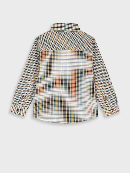 Kids Checked Shirt Long Sleeve Multicolour