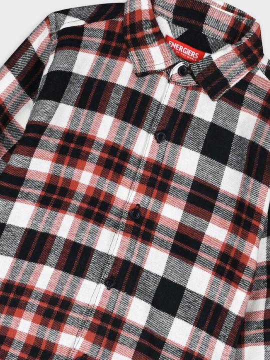Kids Checked Long-sleeved Multicolour Shirt
