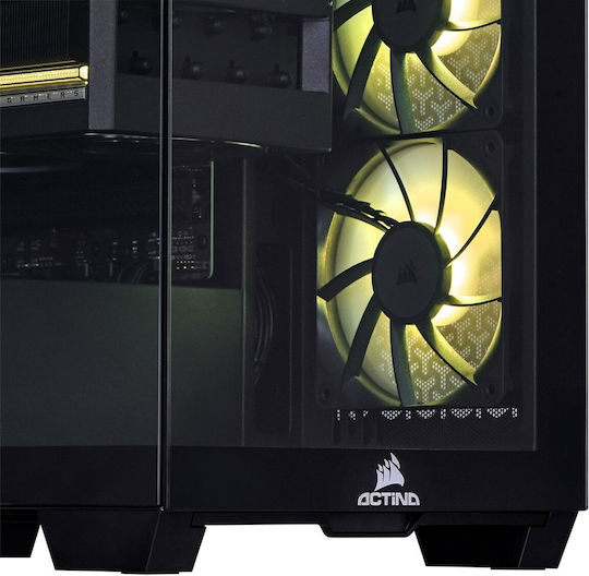 Actina KOMACNGIP0215 Гейминг Настолен компютър (Ryzen 7-7800X3D/32GB DDR5/2TB SSD/GeForce RTX 5080/W11 Home)