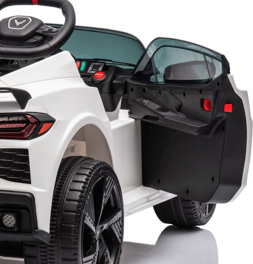 Corvette C8 Einsitzer Lizensiert 12 Volt Weiß Kinderfahrzeuge CARS-TR2309R/C-12V-Weiß