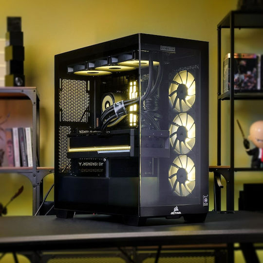 Actina KOMACNGIP0204 Гейминг Настолен компютър (Ryzen 7-7800X3D/32GB DDR5/1TB SSD/GeForce RTX 5080/Без операционна система)