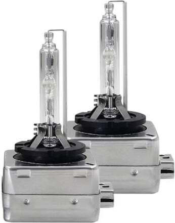 Set 2 Lămpi Auto D1s Putere 35w Temperatura De Culoare 6000k Tensiune 12v Xenon Flux Luminiscent 3200 Lumeni Argintiu