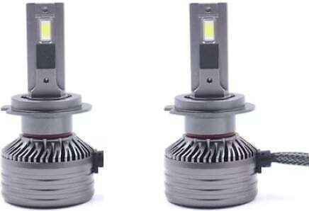 Set 2 Lămpi Led F9a 150w Canbus 21000lm Fără Eroare Putere Mare Tehnologie Led Smd Argintiu