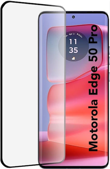 Screen Protector Motorola Edge 50 Pro Skyddar Innovation Sticlă Temperată Ultra Hd 111d Protecție Instalare Ușoară Set Autocolante Transparent