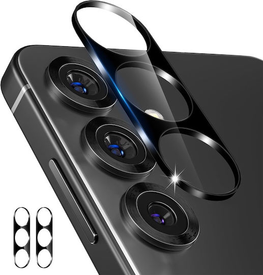 2x Gehärtetes Glas Kamera Erbord Samsung Galaxy A26 5G Schwarz