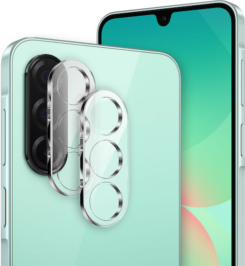 2x Gehärtetes Glas Kamera Erbord Samsung Galaxy A26 5G Transparent